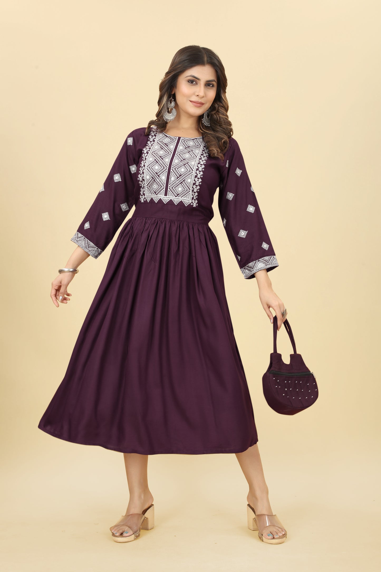 Women Embroidered Kurti for Women