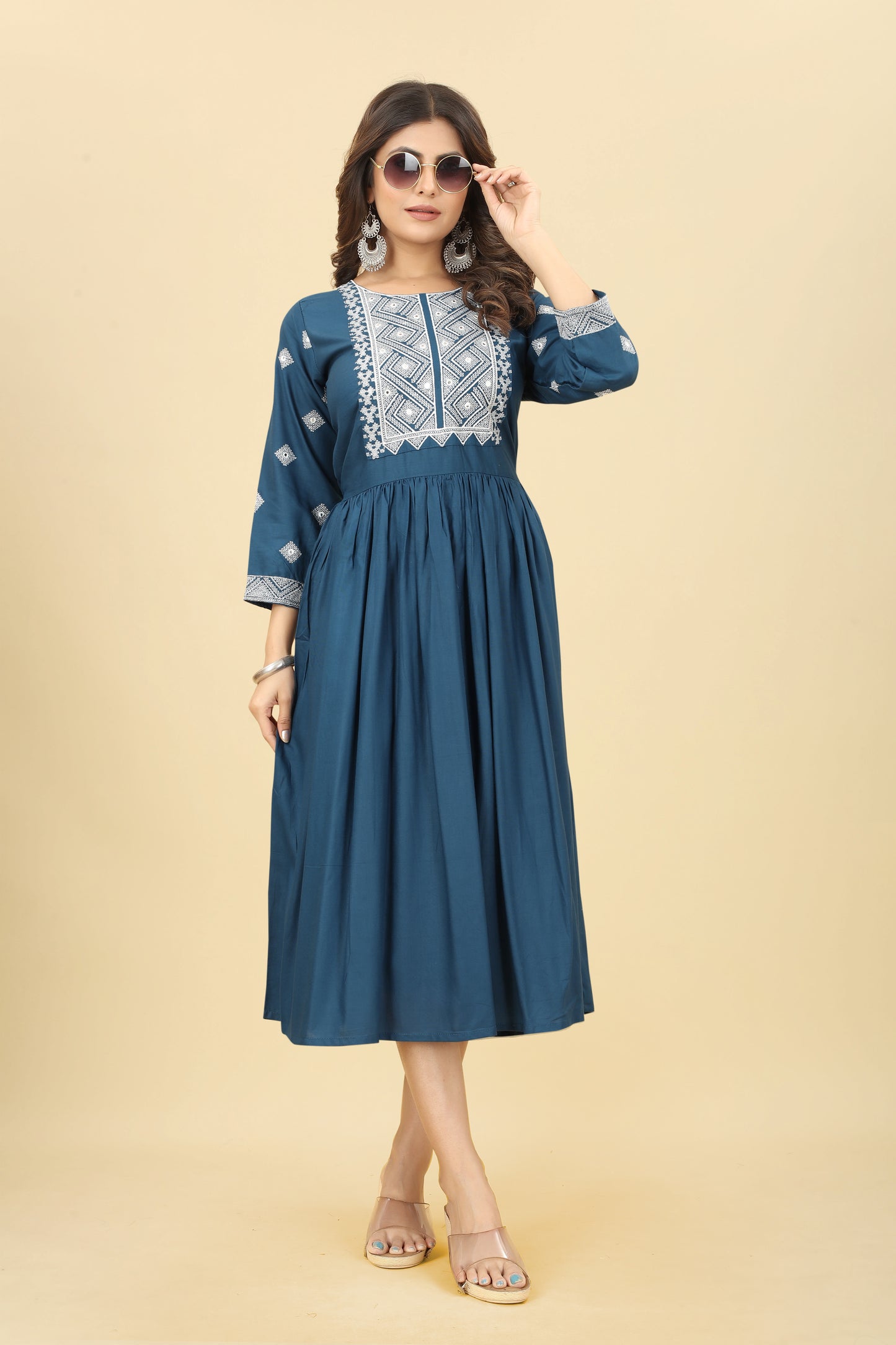 Women Embroidered Kurti for Women