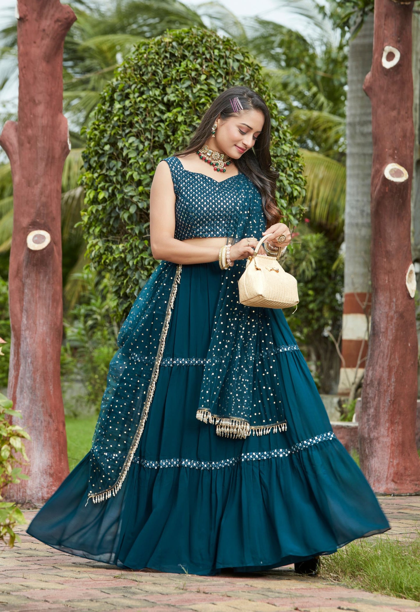 Ready to Wear Lehenga & Blouse With Dupatta