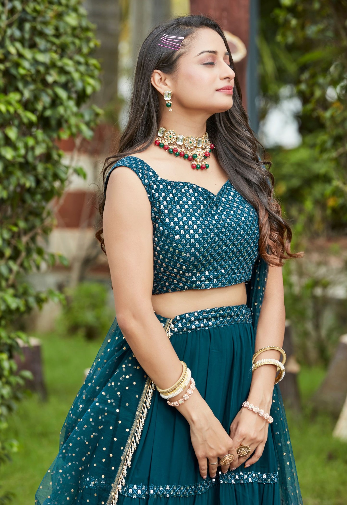 Ready to Wear Lehenga & Blouse With Dupatta